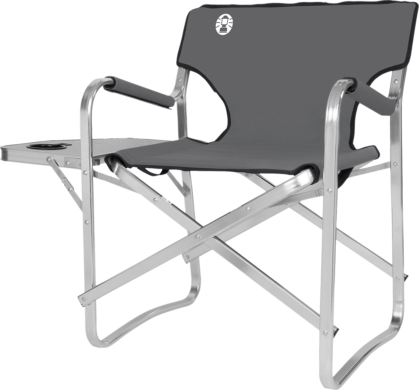 Coleman Folding Camping Chair Deck Aluminium Silver Berger Camping