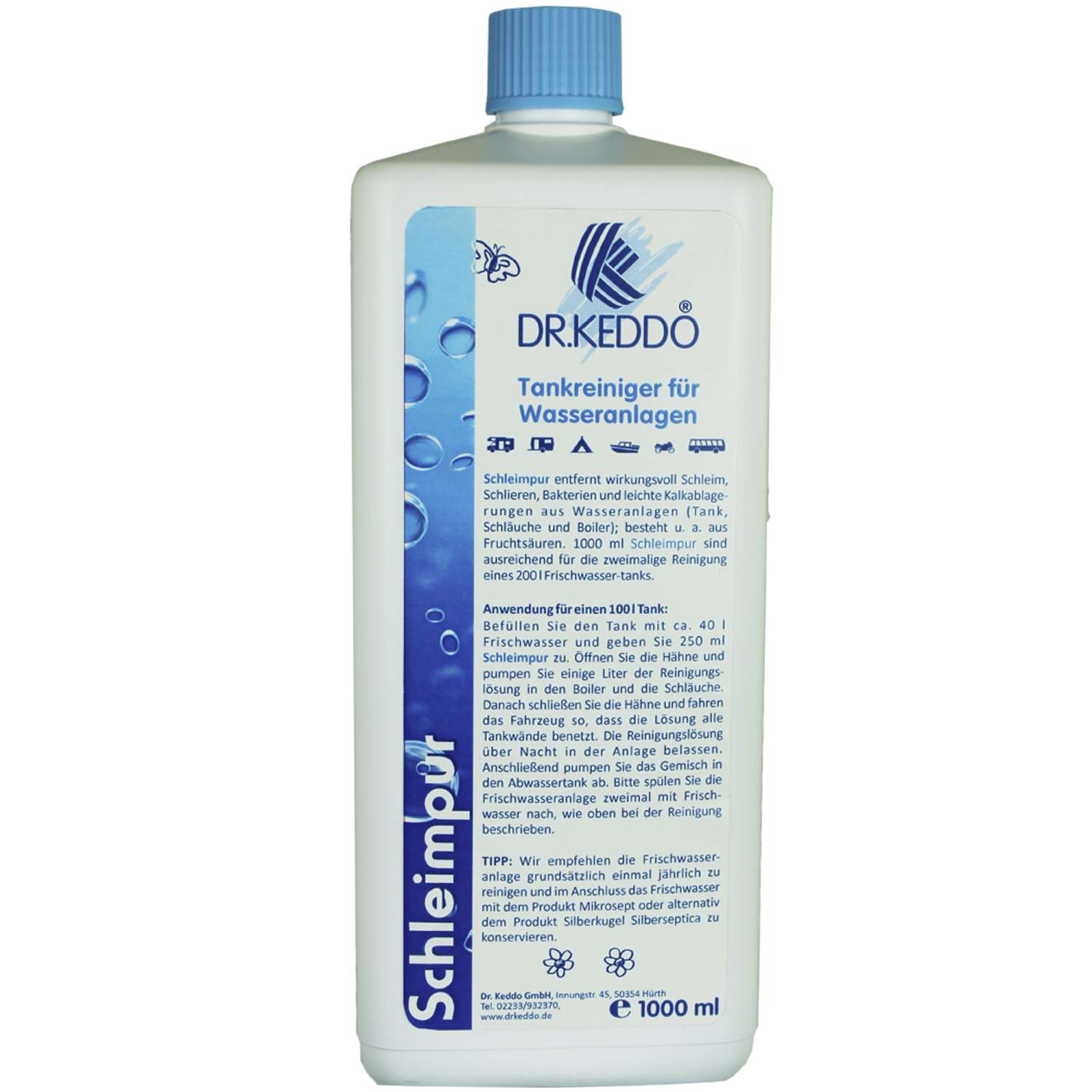 Dr. Keddo Schleimpur Tank and Line Cleaner - Berger Camping